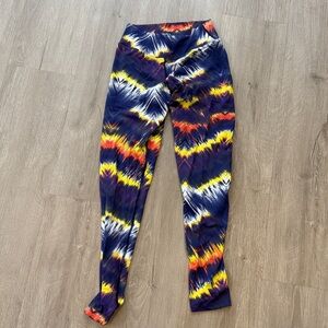 Dona Jo Colorful Tie-Dye Leggings